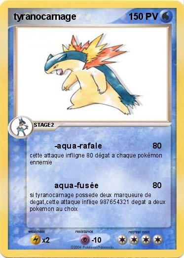 Pokemon tyranocarnage