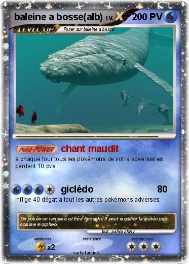 Pokemon baleine a bosse(alb)