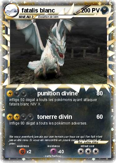 Pokemon fatalis blanc