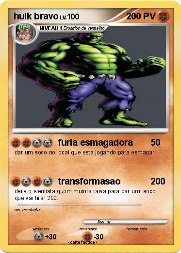 Pokemon hulk bravo