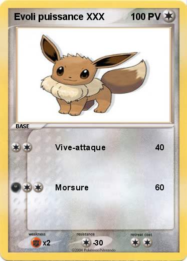 Pokemon Evoli puissance XXX