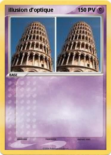 Pokemon illusion d'optique