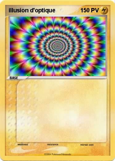 Pokemon illusion d'optique
