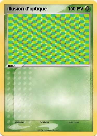 Pokemon illusion d'optique