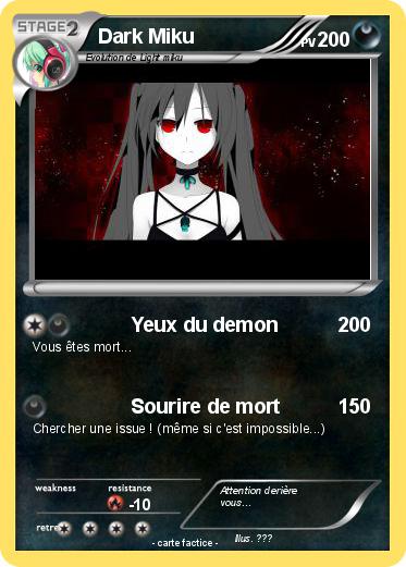 Pokemon Dark Miku