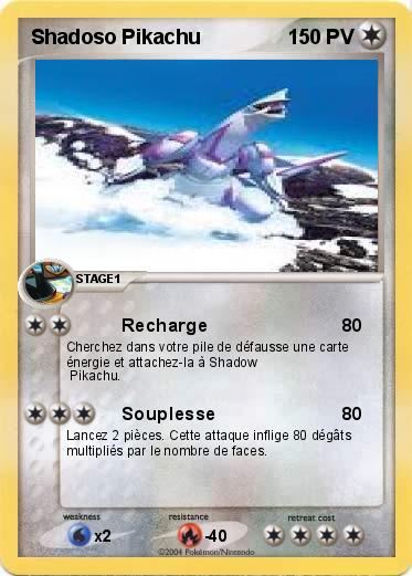 Pokemon Shadoso Pikachu