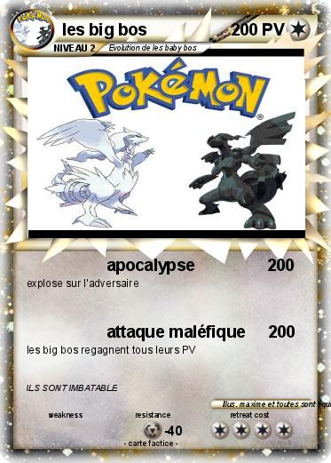 Pokemon les big bos