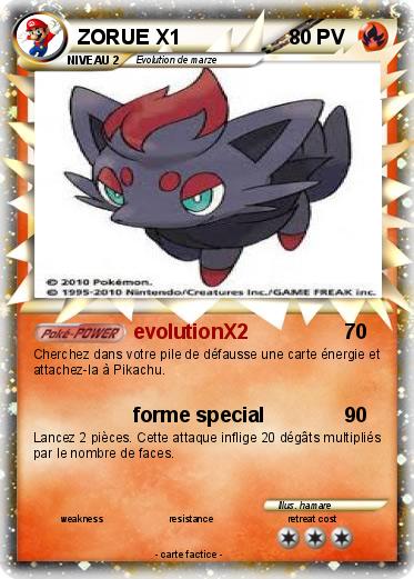 Pokemon ZORUE X1