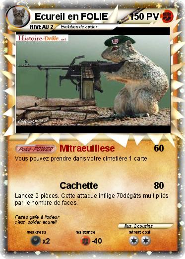 Pokemon Ecureil en FOLIE