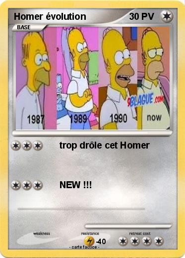 Pokemon Homer évolution