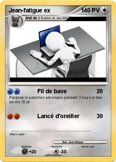 Pokemon Jean-fatigue ex