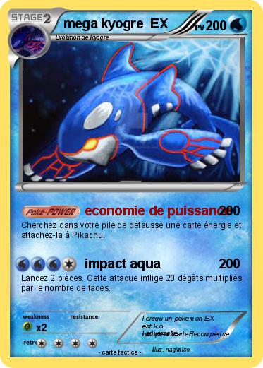 Pokemon mega kyogre  EX