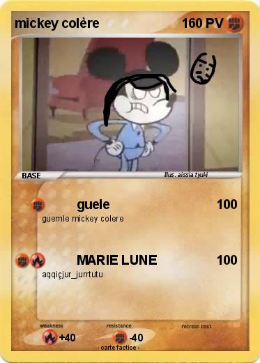 Pokemon mickey colère