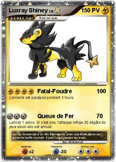 Pokemon Luxray Shiney