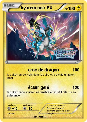 Pokemon kyurem noir EX