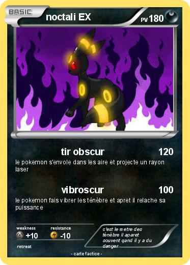 Pokemon noctali EX