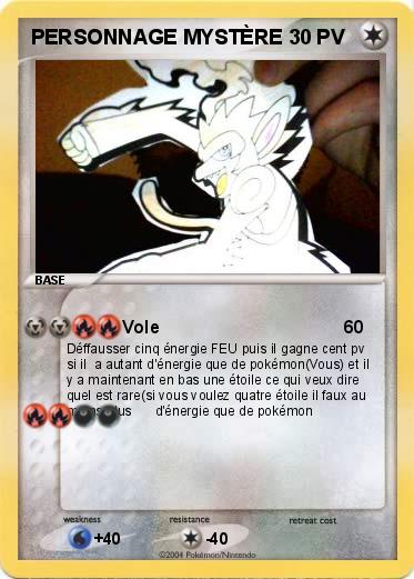 Pokemon PERSONNAGE MYSTÈRE