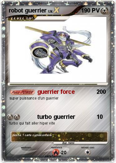 Pokemon robot guerrier
