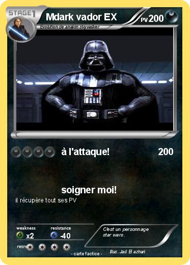 Pokemon Mdark vador EX