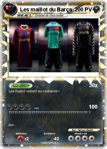 Pokemon Les maillot du Barça