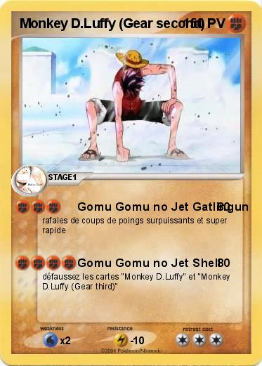 Pokemon Monkey D.Luffy (Gear second)