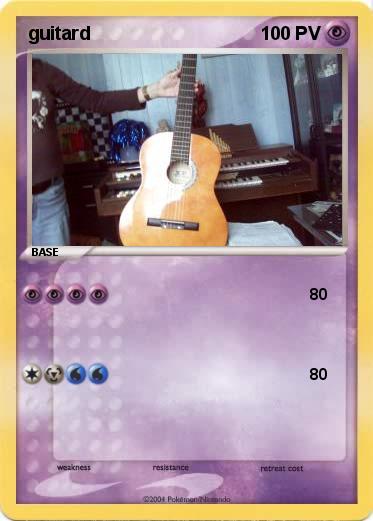 Pokemon guitard