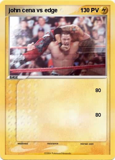 Pokemon john cena vs edge