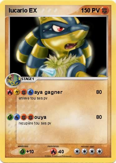 Pokemon lucario EX