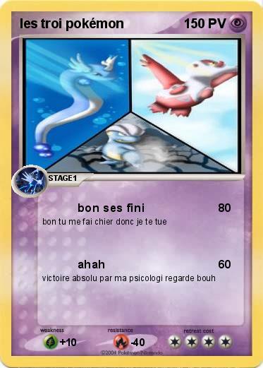Pokemon les troi pokémon