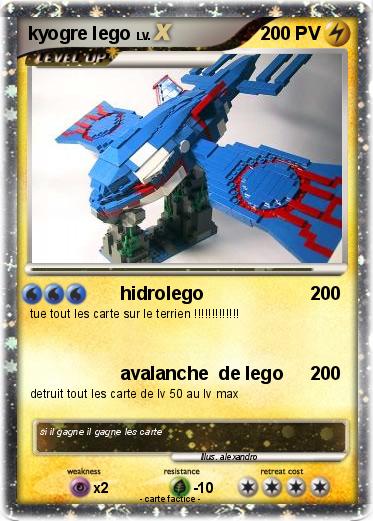 Pokemon kyogre lego