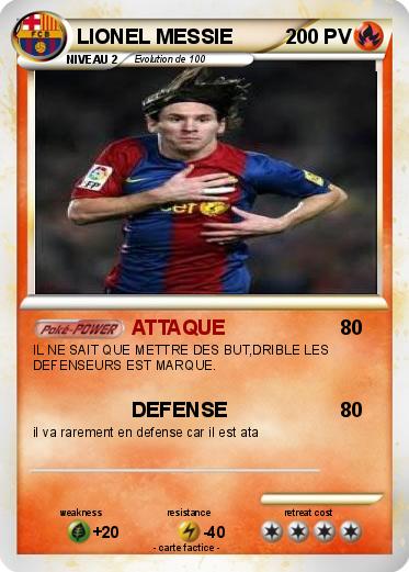 Pokemon LIONEL MESSIE
