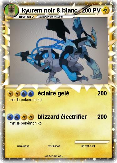 Pokemon kyurem noir & blanc