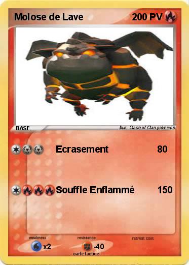 Pokemon Molose de Lave