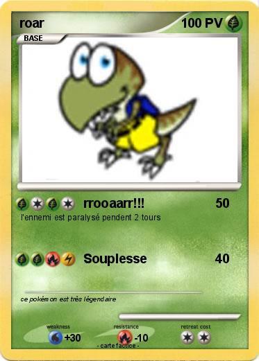 Pokemon roar