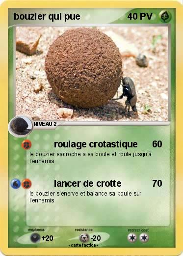 Pokemon bouzier qui pue