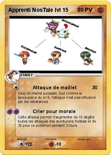Pokemon Apprenti NosTale lvl 15