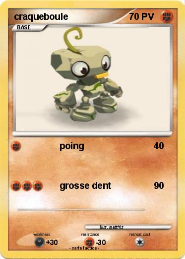 Pokemon craqueboule