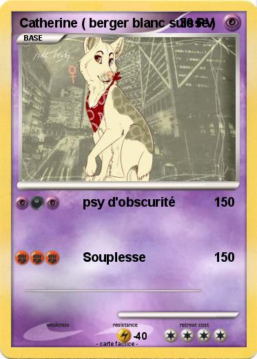 Pokemon Catherine ( berger blanc suisse )