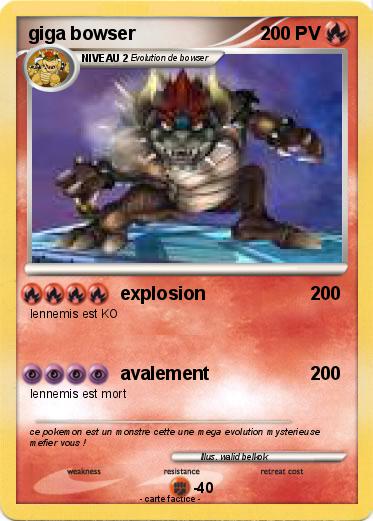 Pokemon giga bowser