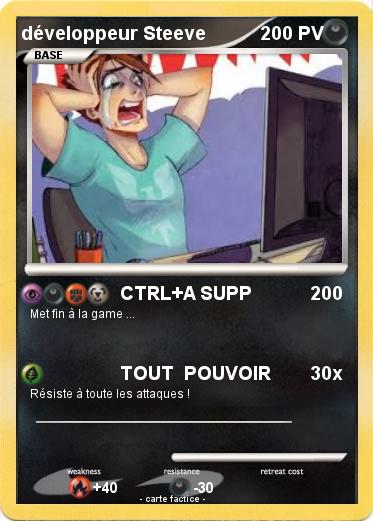 Pokemon développeur Steeve