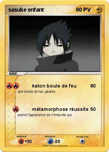 Pokemon sasuke enfant