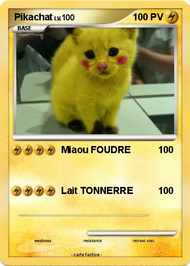 Pokemon Pikachat