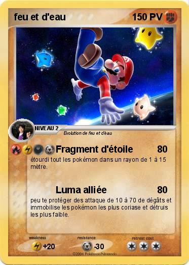 Pokemon feu et d'eau