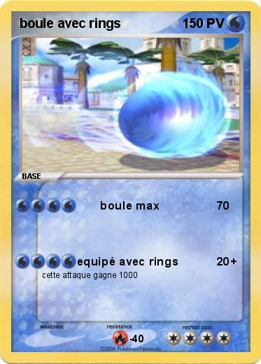 Pokemon boule avec rings