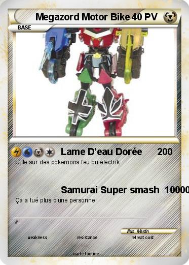 Pokemon Megazord Motor Bike