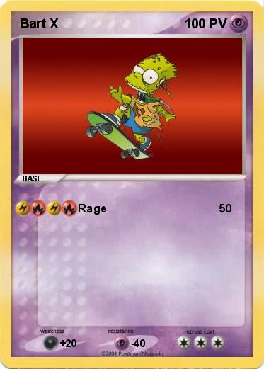 Pokemon Bart X
