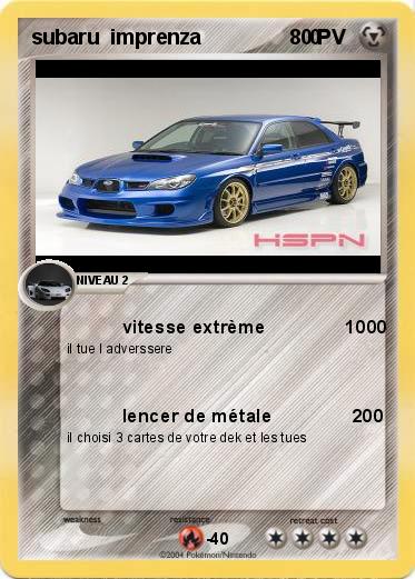 Pokemon subaru  imprenza                   0