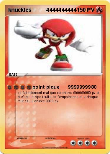 Pokemon knuckles          4444444444