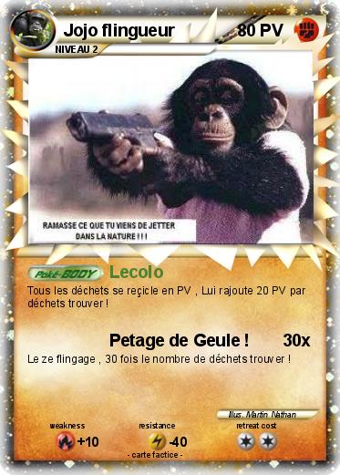 Pokemon Jojo flingueur