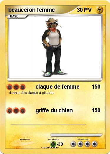 Pokemon beauceron femme